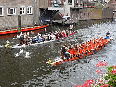 Dragon boat racing in Gorinchem
