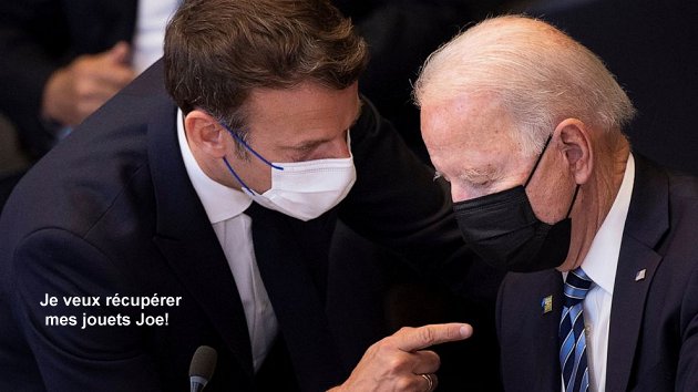 Macron discussion with Biden
