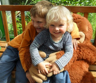 Henry and Matilda at Paignton Zoo