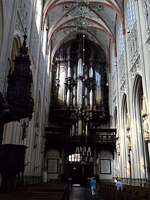 St Johns Cathedral great organ at Den Bosch