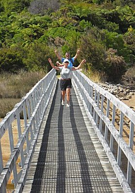 Approaching the end of the walk, Abel Tasman National Park