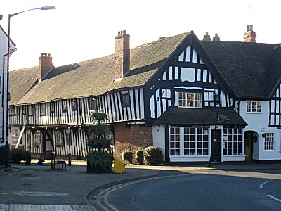 Half timbered houses at Alcester