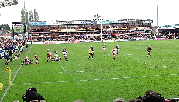 Bath Rugby about to seal a 20-43 win at Kingsholm.