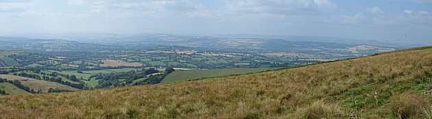 Looking South West from Brown Clee Hill