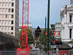 Cathedral remains, Christchurch