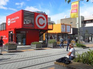 Container coffee shop