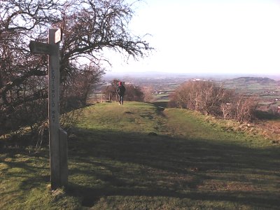 The Cotswold Way at Crickley Hill