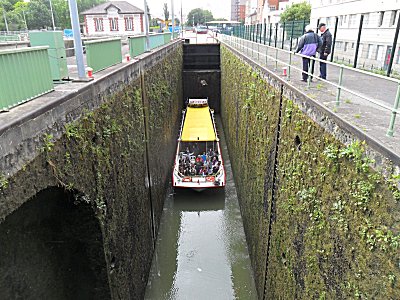 Top lock on the Canal St. Denis