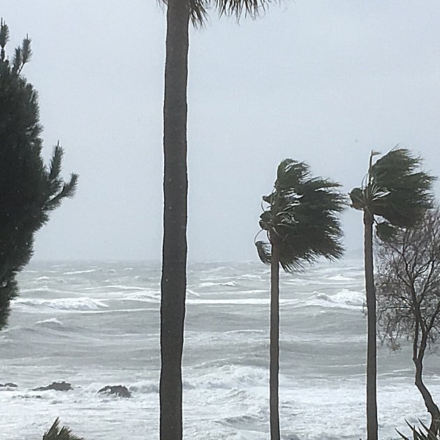 Via Storm at Bahia de Caseres.