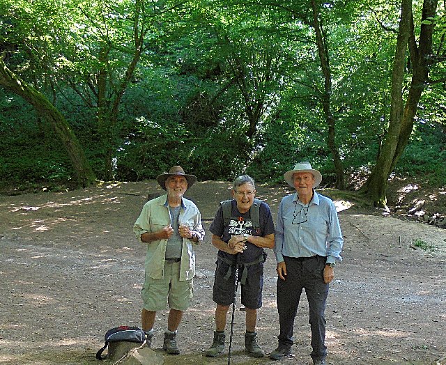 Mike Palmer, me and Mac.