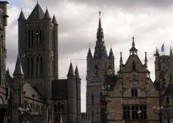 The towers of Gent