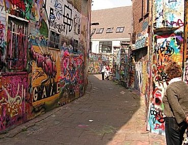 Grafitti Street in Gent