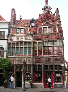 Old houses on langemunt, Gent