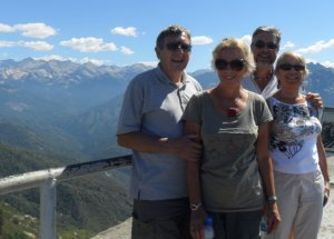 At the top of Moro Rock