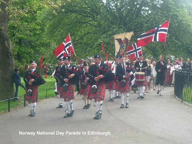 Norway National Day Parade in Edinburgh