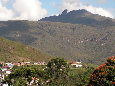 Volcanic plug at Ouro