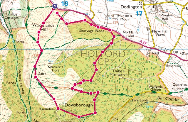 Holford start and finish