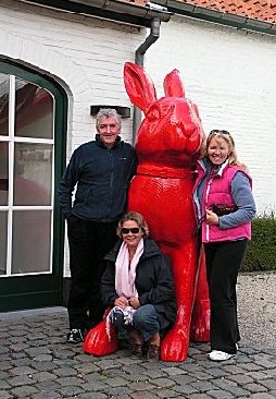 St Martens Latem red rabbit