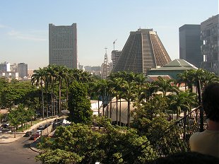Modern cathedral in Rio