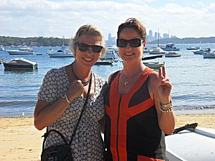 Sue and Sarah at Watsons Bay