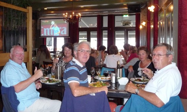 Dinner and World cup football in Sneek