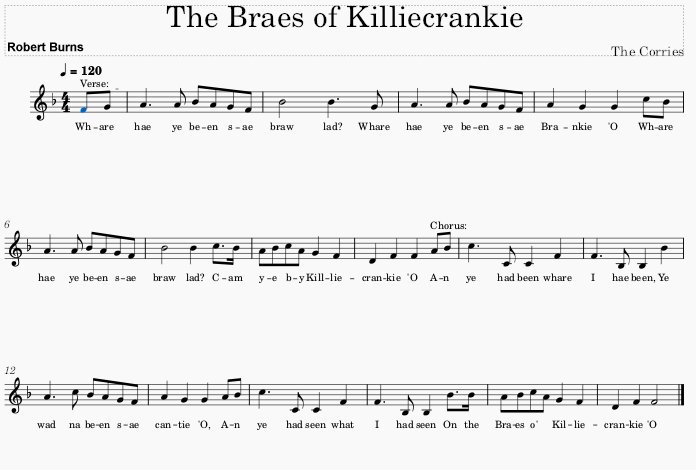 Score of Maries Wedding
