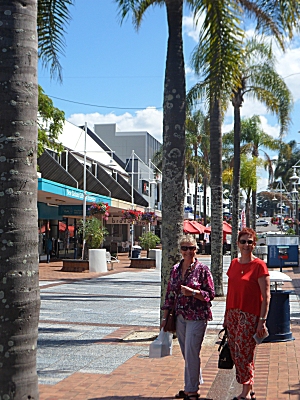 Sue and Marianne in Tauranga