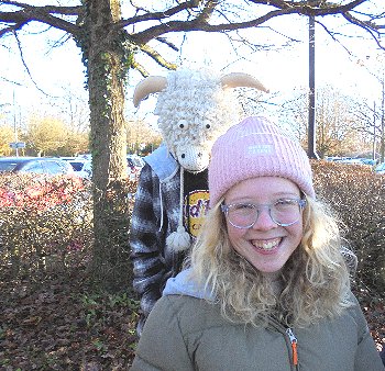 Henry the goat and Matilda