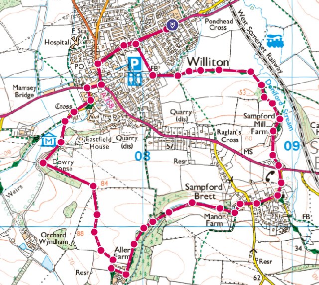 Williton start and finish